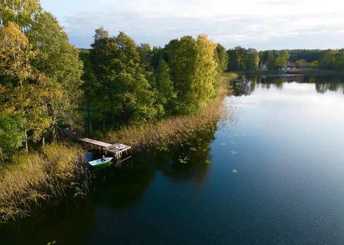 Kalwa House - Dom Nad Jeziorem Z Prywatnym Pomostem I Jacuzzi Oraz Sprzetem Wodnym Pasym