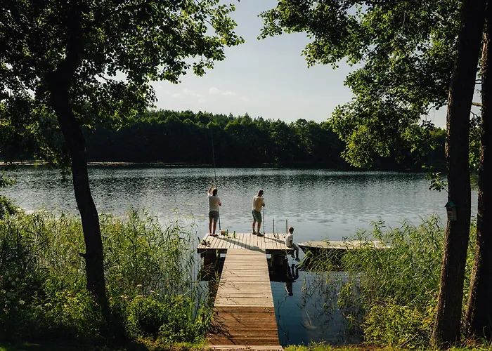Kalwa House - Dom Nad Jeziorem Z Prywatnym Pomostem I Jacuzzi Oraz Sprzetem Wodnym Villa